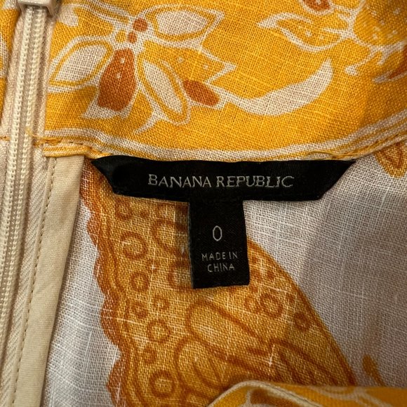 LINEN BALLOON-SLEEVE MINI DRESS - Picture 4 of 4